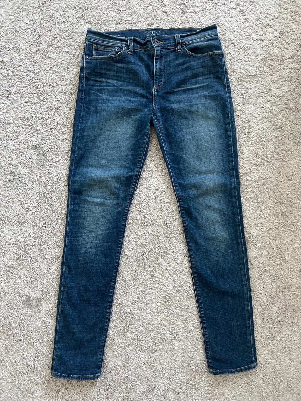 Lucky Brand Indigo Wash Skinny Jeans - Picture 5 of 6